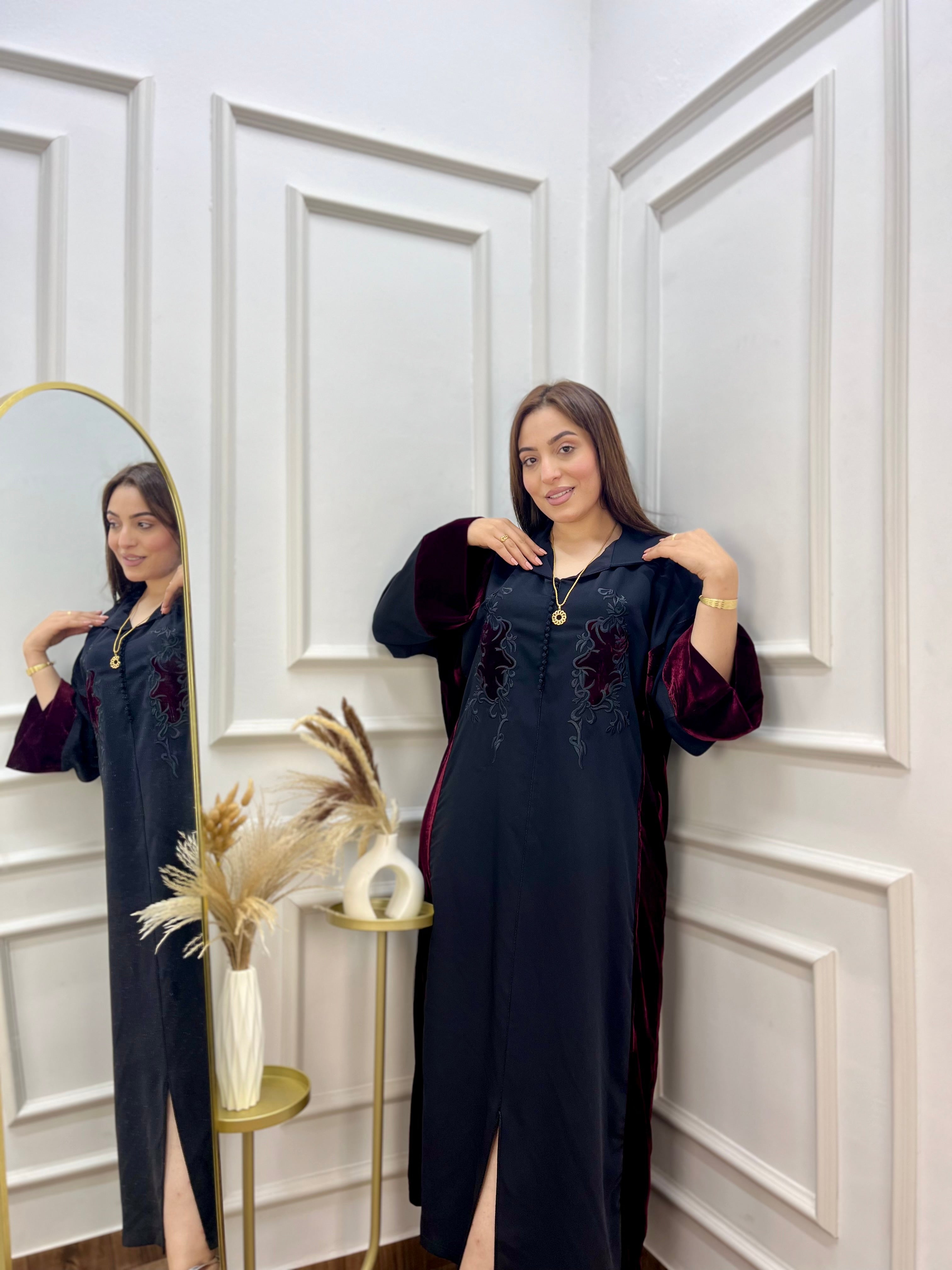 Jalaba Negra Premium – Colección Elegancia