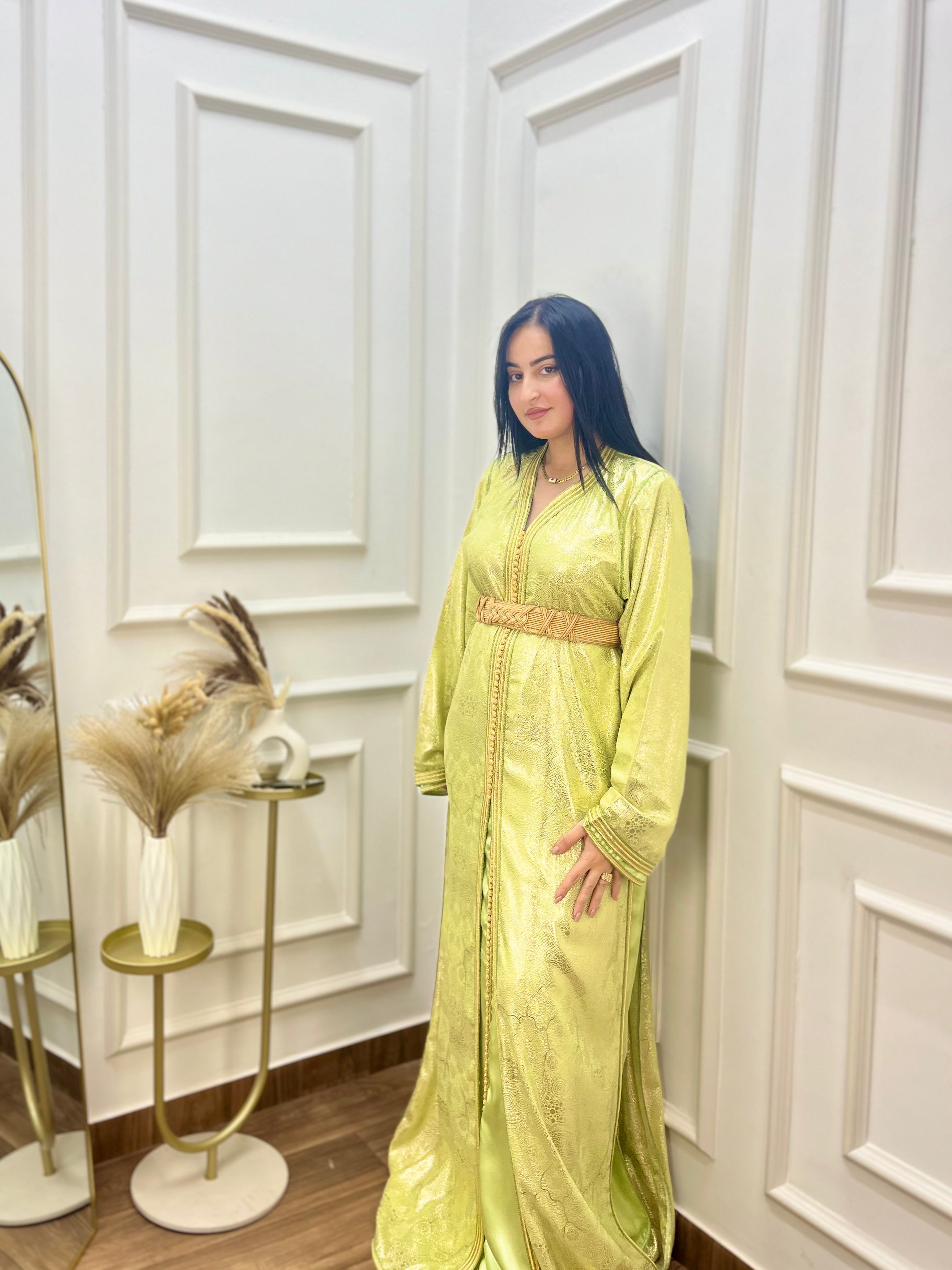 Caftán Verde Imperial | Edición Elegante