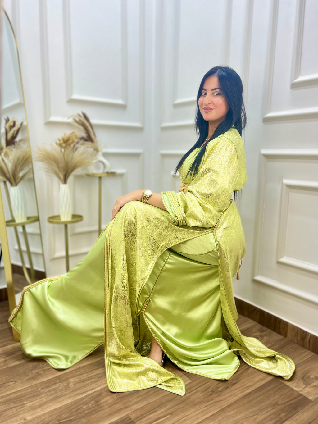 Caftán Verde Imperial | Edición Elegante